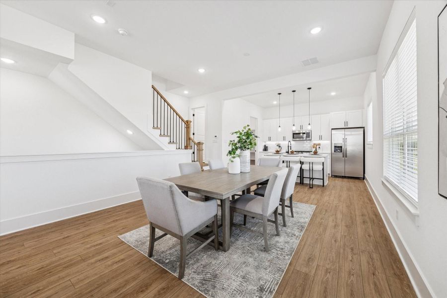 Furnished interior view inside a new home in Paul Quinn Heights, Houston (Image 35).