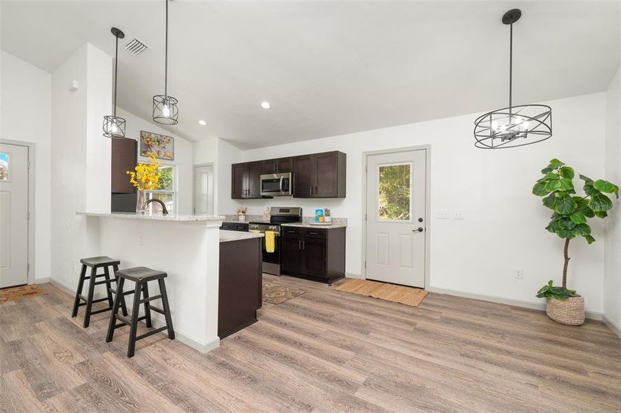 Furnished interior view inside a new home in , High Springs (Image 5). Furnished interior view inside a new home in , High Springs (Image 5).