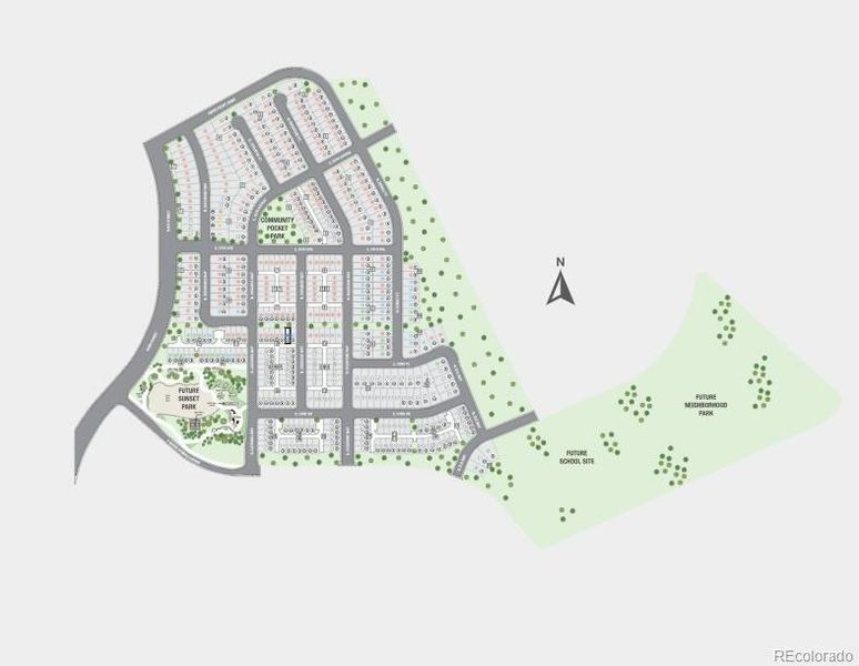 Aurora Highlands Site Map Aurora Highlands Site Map