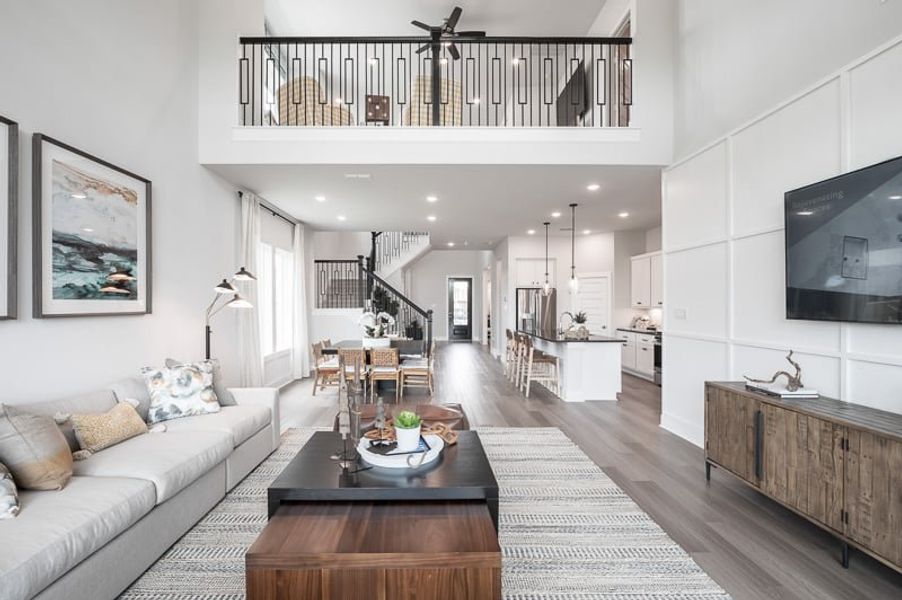 Representative furnished interior of a home built from the Tanager by Tri Pointe Homes in Oakhill Reserve 45’, Tomball (Image 14). Representative furnished interior of a home built from the Tanager by Tri Pointe Homes in Oakhill Reserve 45’, Tomball (Image 14).