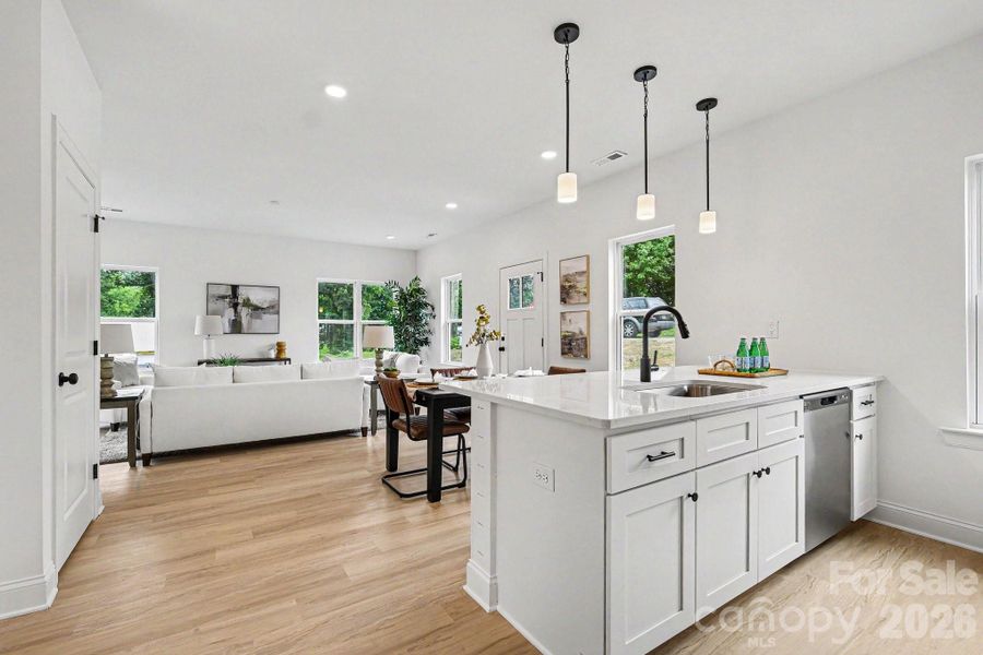Furnished interior view inside a new home in , Kannapolis (Image 6).