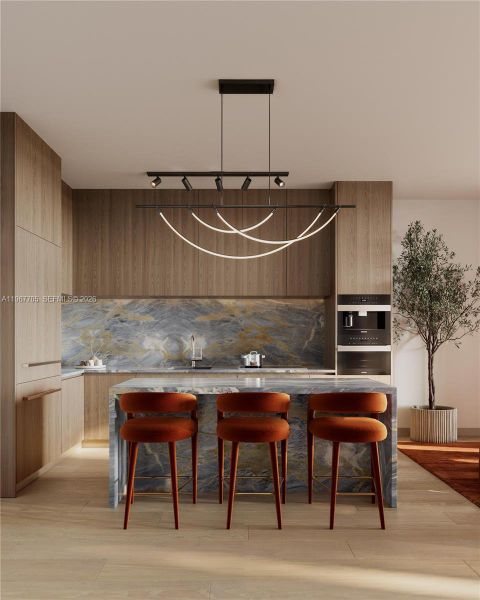 Furnished interior view inside a new home in , Hallandale Beach (Image 25).