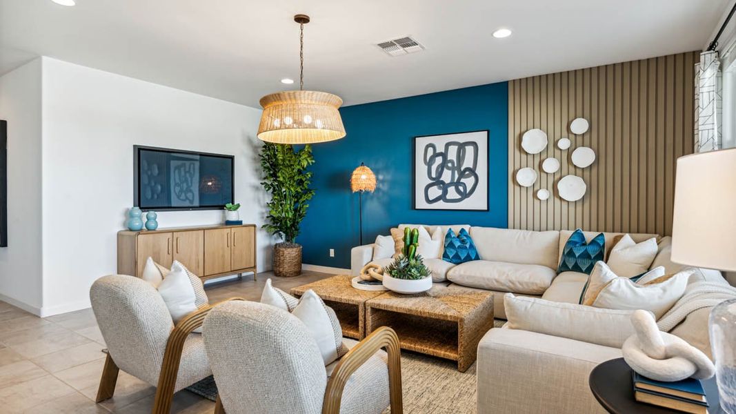 Furnished interior view inside a new home in Magma Ranch Vistas, Florence (Image 12).