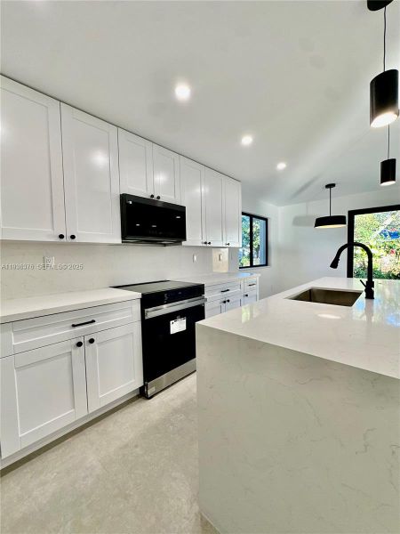 Furnished interior view inside a new home in , South Miami (Image 10). Furnished interior view inside a new home in , South Miami (Image 10).