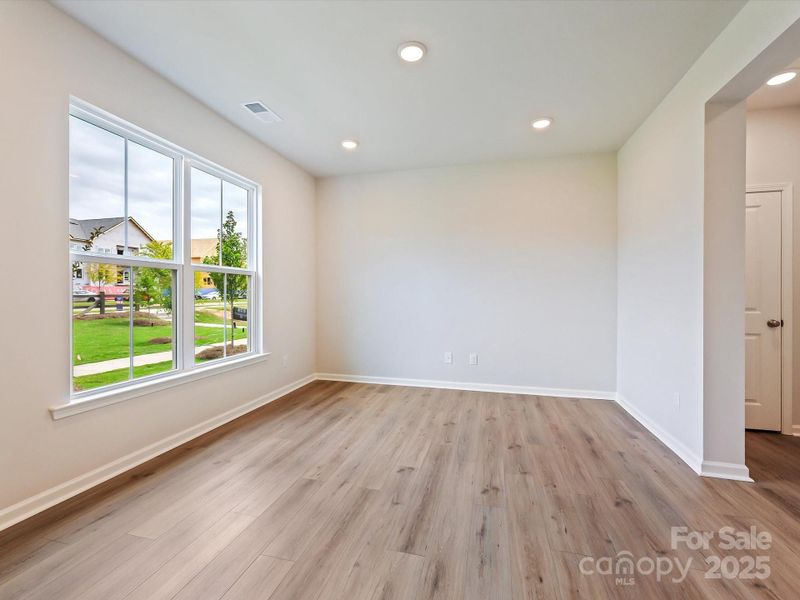 Spacious, unfurnished interior of a new home in North Creek Village - Townhomes, Huntersville (Image 28). Spacious, unfurnished interior of a new home in North Creek Village - Townhomes, Huntersville (Image 28).