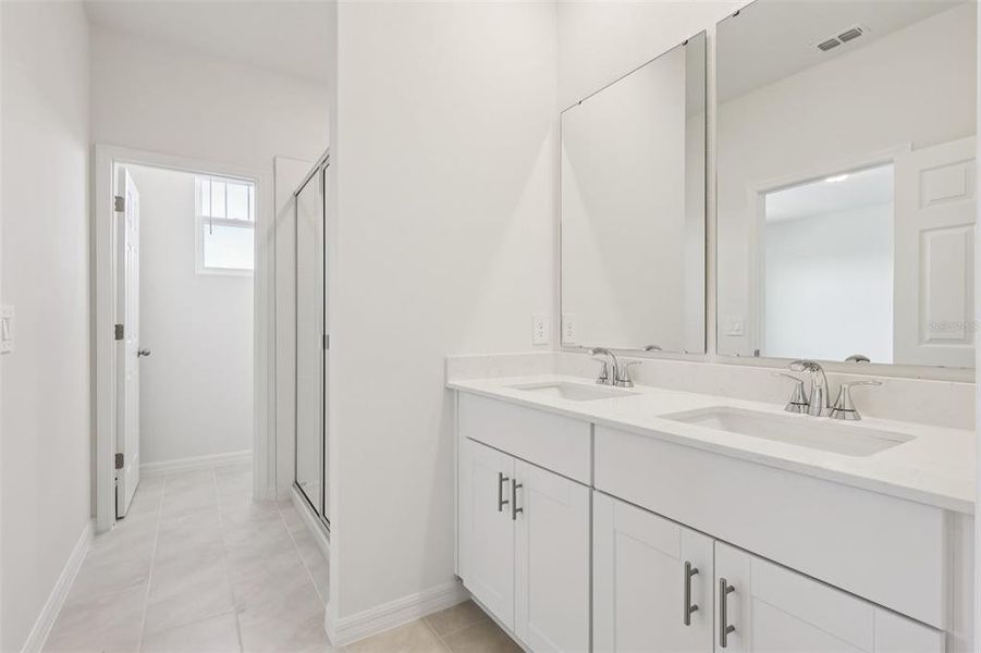 Furnished interior view inside a new home in The Meadow at Crossprairie Bungalows, St. Cloud (Image 8).