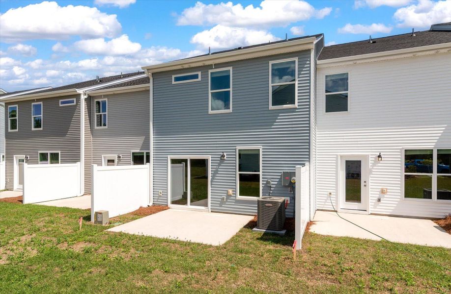Exterior details and patio area of a home in The Landings at Montague, Goose Creek (Image 3).