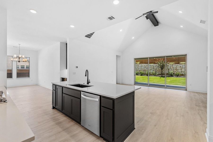 Furnished interior view inside a new home in Provence - 60', Austin (Image 10).