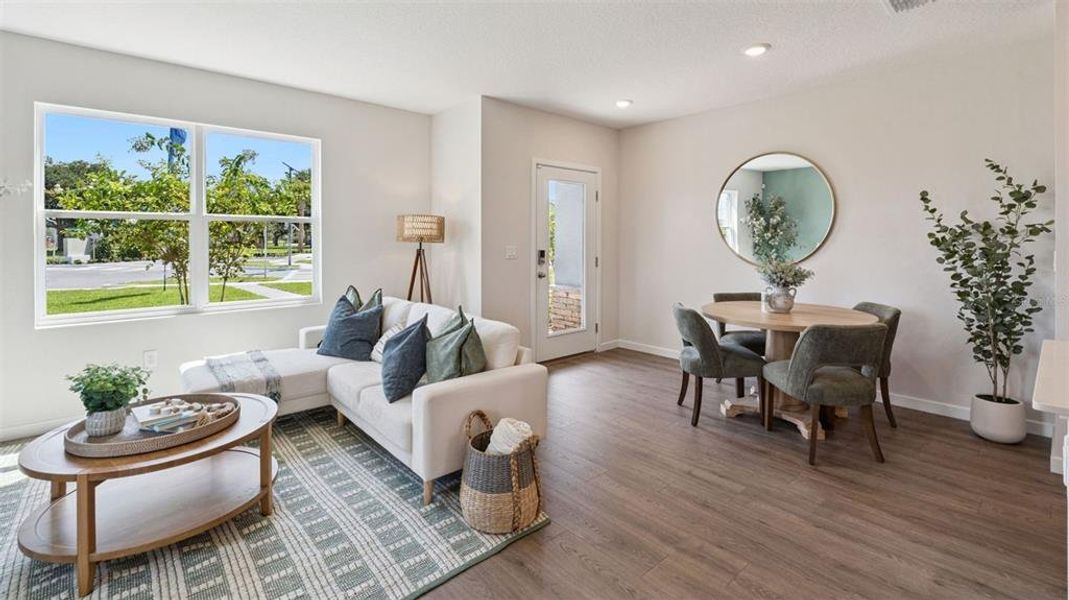 Furnished interior view inside a new home in Fish Lake Cove, Kissimmee (Image 3).