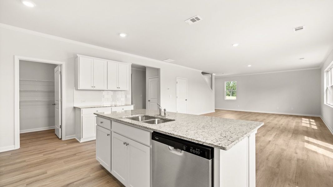 Representative furnished interior of a home built from the Green by D.R. Horton in Sheffield Highlands, Dallas (Image 11). Representative furnished interior of a home built from the Green by D.R. Horton in Sheffield Highlands, Dallas (Image 11).