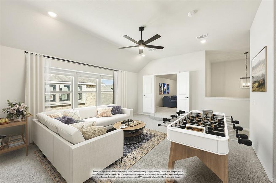 Furnished interior view inside a new home in Maplewood, Glenn Heights (Image 15). Furnished interior view inside a new home in Maplewood, Glenn Heights (Image 15).