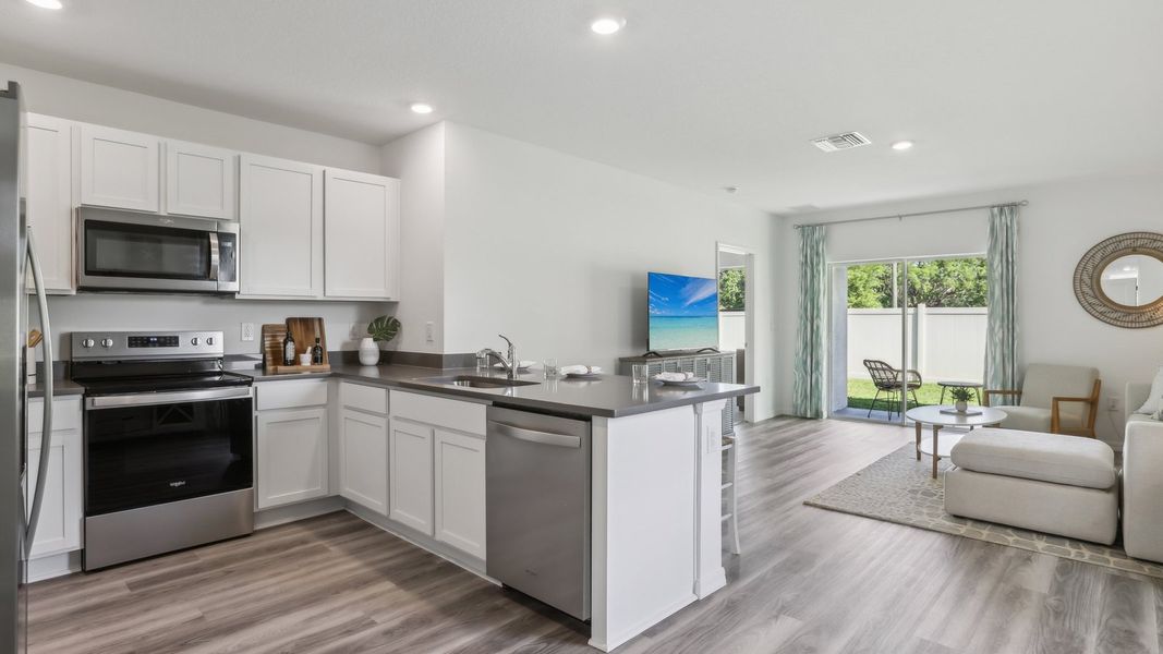 Furnished interior view inside a new home in Angeline, Land O' Lakes (Image 18).