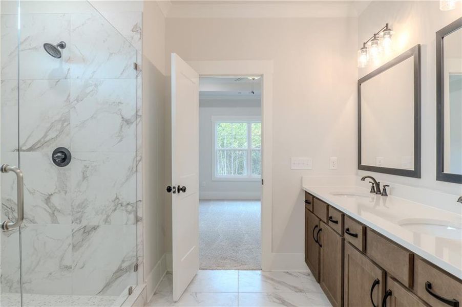Furnished interior view inside a new home in Weslyn Park, Social Circle (Image 3).
