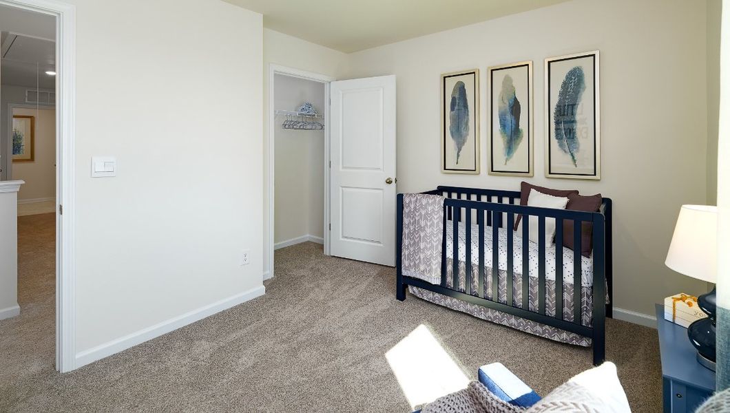Furnished interior view inside a new home in The Hamptons at Hickory, Hickory (Image 23).