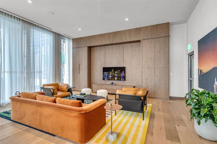 Furnished interior view inside a new home in , Miami (Image 11).