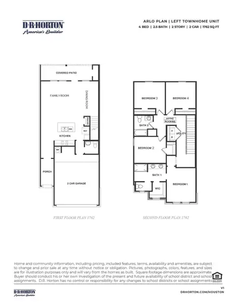 2D floor plan layout of this home in , Pearland, TX (Image 3).
