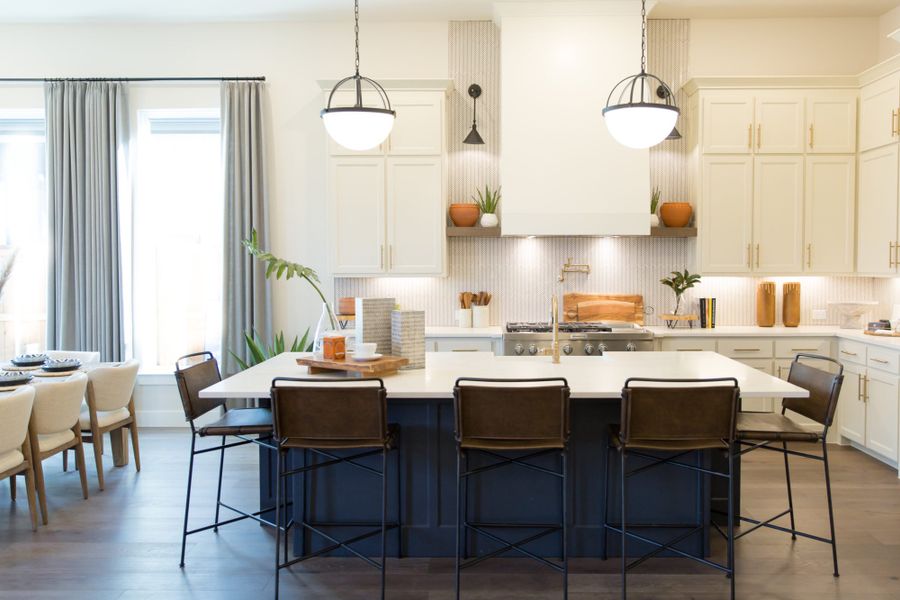 Representative furnished interior of a home built from the 6011 by Tradition Homes in Mustang Lakes, McKinney (Image 24).