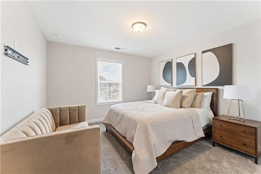 Furnished interior view inside a new home in Tapp Farm, Powder Springs (Image 10). Furnished interior view inside a new home in Tapp Farm, Powder Springs (Image 10).