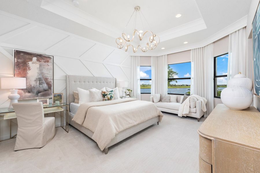 Representative furnished interior of a home built from the Bellagio by GL Homes in Valencia Parc at Riverland, Port St. Lucie (Image 20).