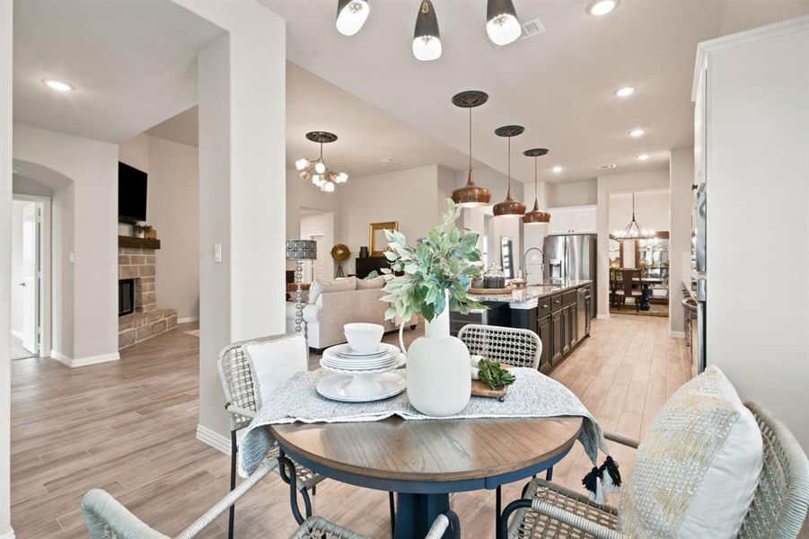 Furnished interior view inside a new home in Covenant Springs, Springtown (Image 34).