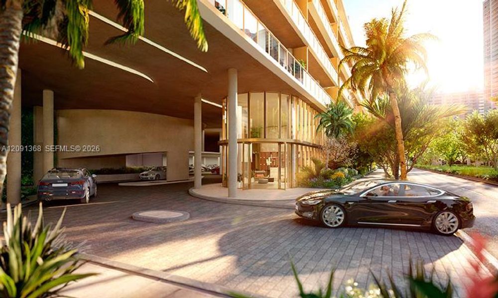 Condo located in Miami, FL showcasing its design and architecture (Image 6).