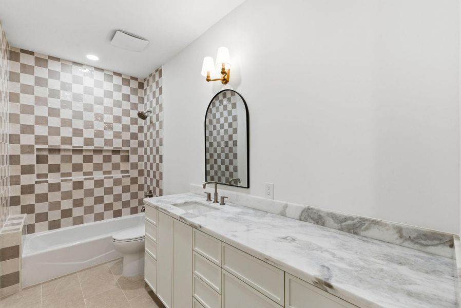 Furnished interior view inside a new home in , Houston (Image 11).