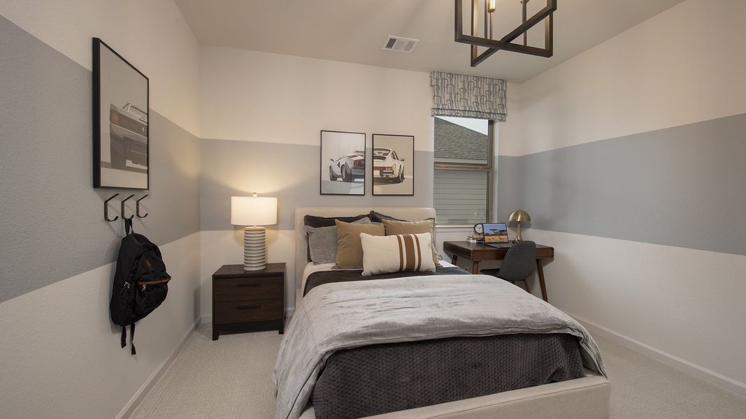 Furnished interior view inside a new home in Candela South 50', Richmond (Image 11).