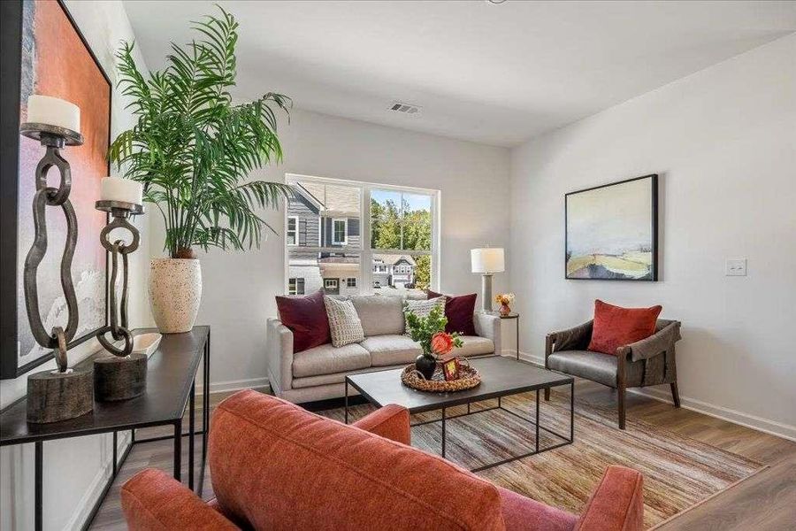 Furnished interior view inside a new home in , Conyers (Image 6).