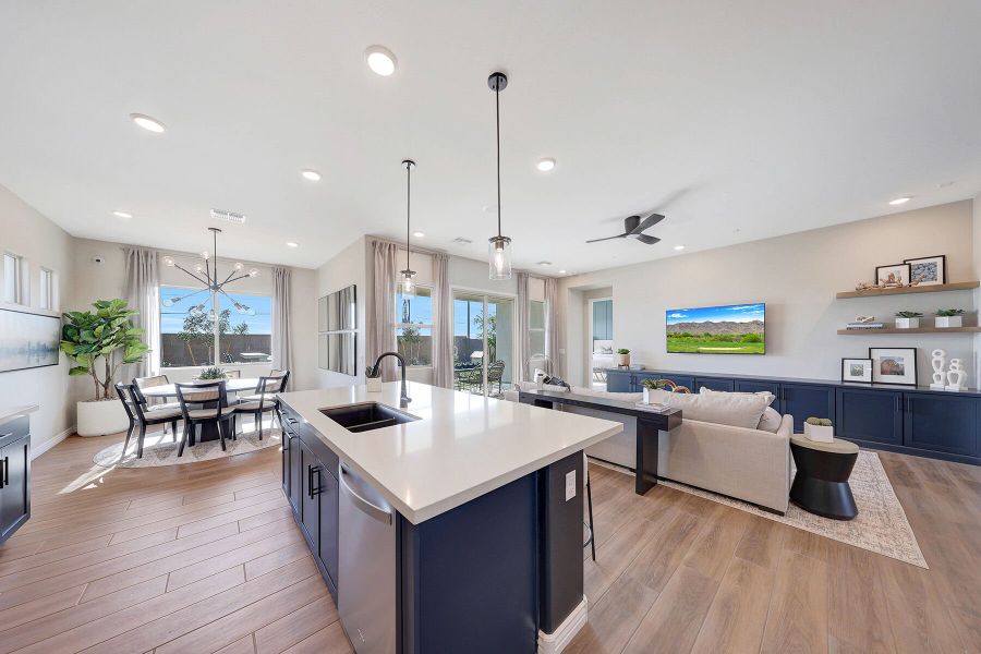 Representative furnished interior of a home built from the Harbor by Mattamy Homes in Miravida, Surprise (Image 24).
