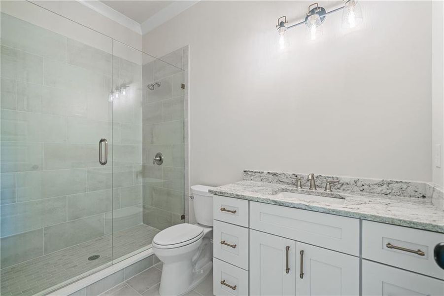 Furnished interior view inside a new home in , Gainesville (Image 17).