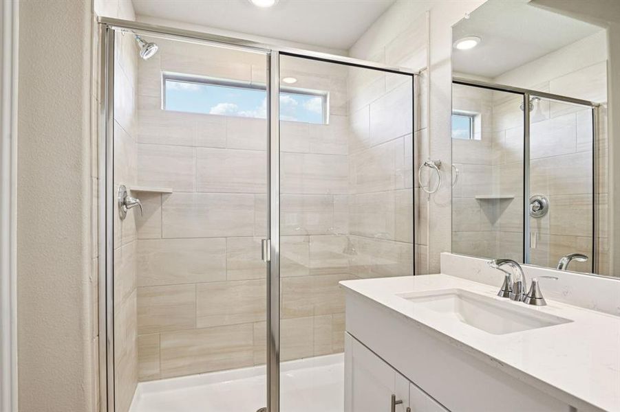 Furnished interior view inside a new home in Lakehaven - Signature Series, Farmersville (Image 7). Furnished interior view inside a new home in Lakehaven - Signature Series, Farmersville (Image 7).