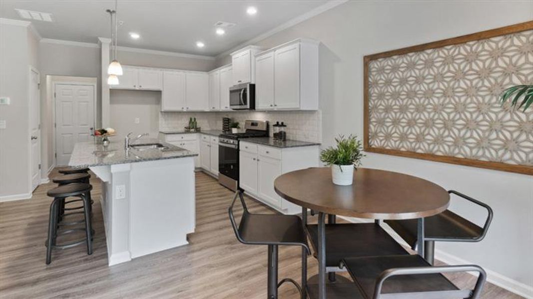 Furnished interior view inside a new home in Hughes Court, Dawsonville (Image 10). Furnished interior view inside a new home in Hughes Court, Dawsonville (Image 10).