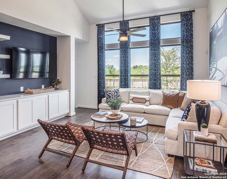 Furnished interior view inside a new home in Venado Crossing, Cibolo (Image 6). Furnished interior view inside a new home in Venado Crossing, Cibolo (Image 6).