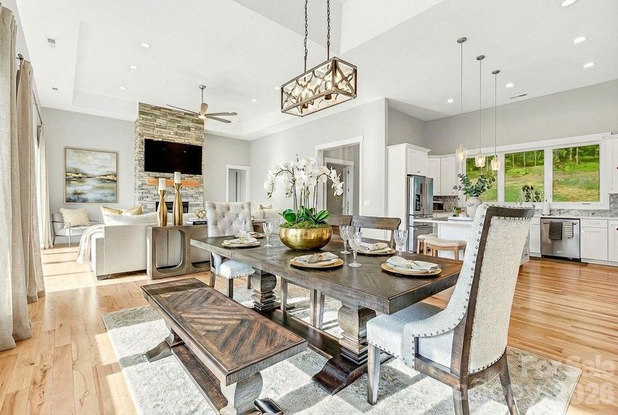 Dining Room Virtually Enhanced Dining Room Virtually Enhanced