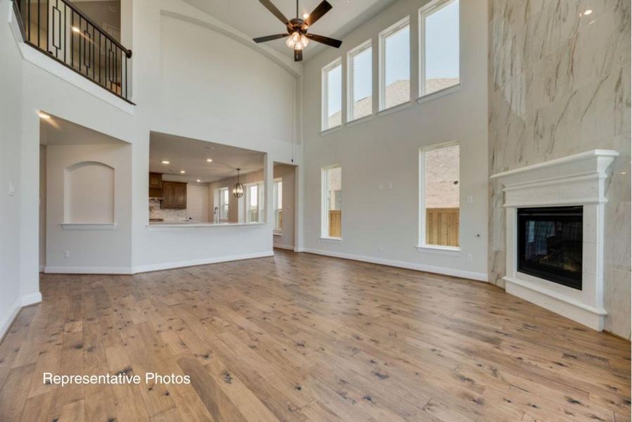 Representative unfurnished interior of a home built from the Grand Lantana by Grand Homes in Cedar Ridge Estates, Grand Prairie (Image 17). Representative unfurnished interior of a home built from the Grand Lantana by Grand Homes in Cedar Ridge Estates, Grand Prairie (Image 17).