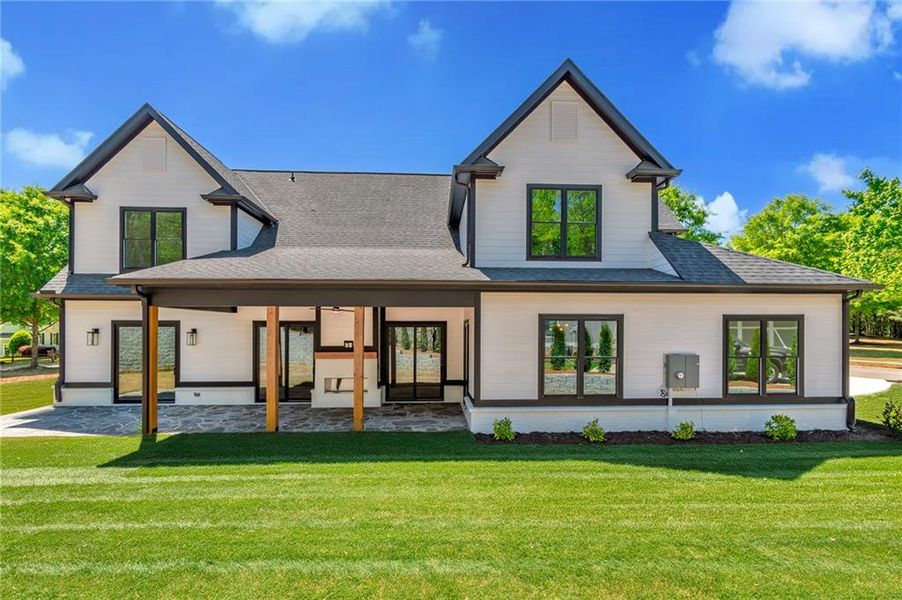 Front exterior of a new home in , Gainesville, GA, highlighting curb appeal (Image 27).
