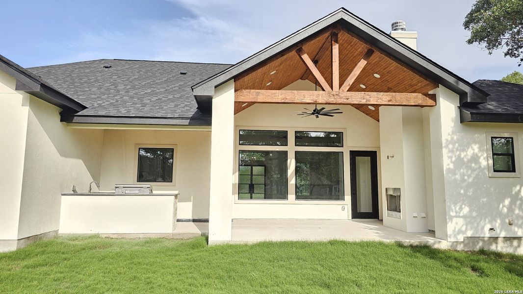 Exterior details and patio area of a home in , Adkins (Image 4). Exterior details and patio area of a home in , Adkins (Image 4).