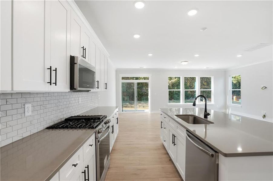 Furnished interior view inside a new home in , Dawsonville (Image 6).