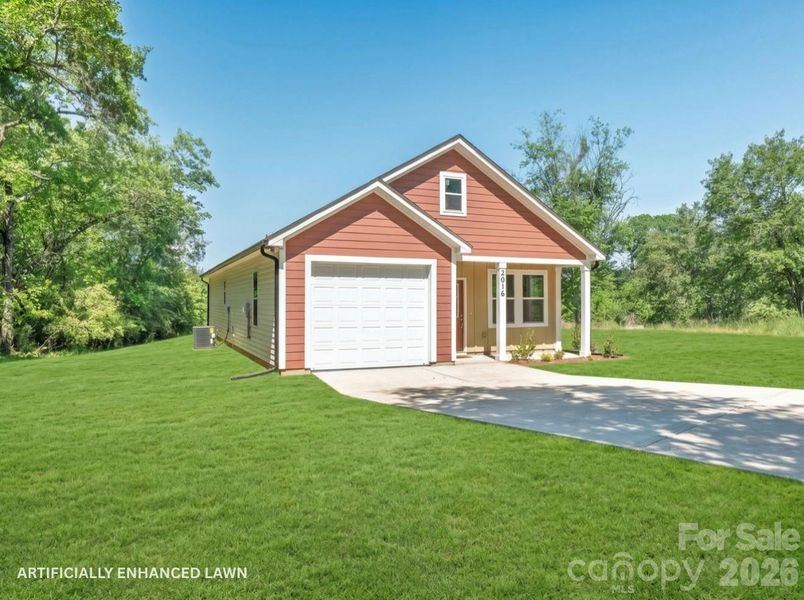 Front exterior of a new home in , Shelby, NC, highlighting curb appeal (Image 25).