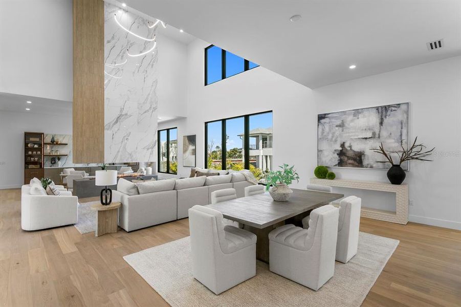 Furnished interior view inside a new home in , Tampa (Image 11).