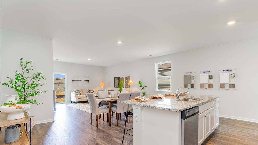 Furnished interior view inside a new home in The Reserve at Wild Horse, Conway (Image 3).
