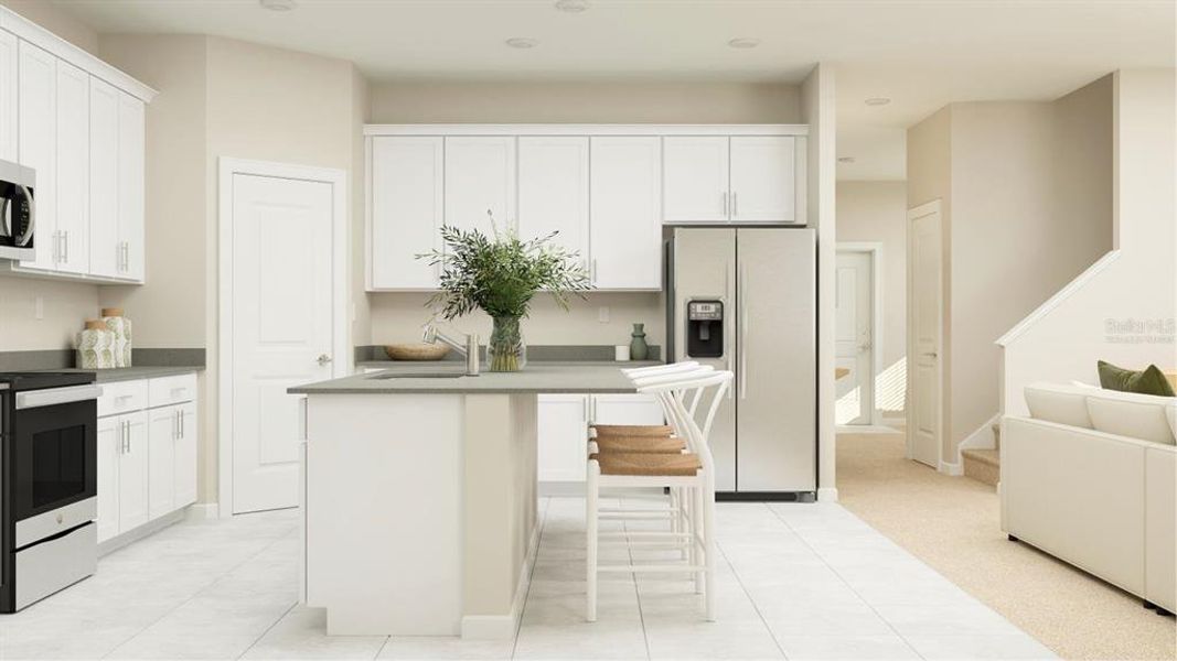 Furnished interior view inside a new home in Bridgewalk, St. Cloud (Image 8).