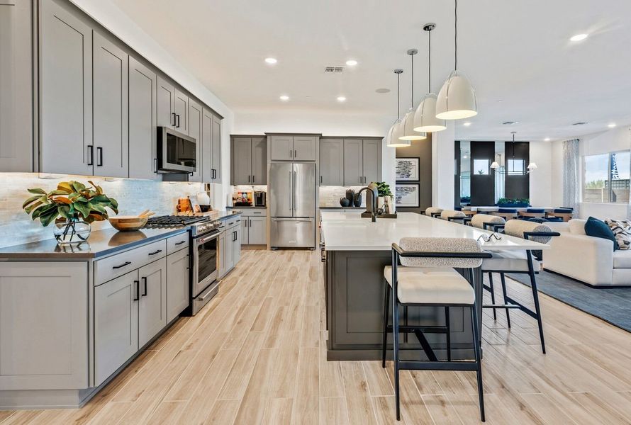 Representative furnished interior of a home built from the Crimson by Mattamy Homes in Tavira at Twin Peaks, Marana (Image 8).