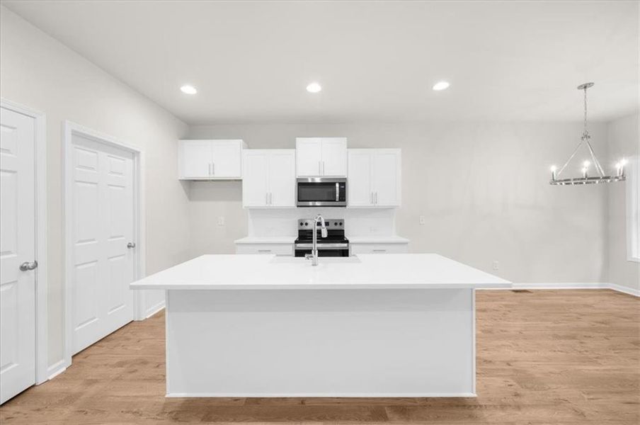 Furnished interior view inside a new home in , Gainesville (Image 5).