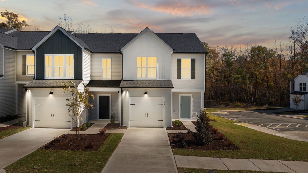 Representative exterior photo of a completed home built from the Grisham by Pulte Homes in Flemingfield, Greensboro, NC (Image 23). Representative exterior photo of a completed home built from the Grisham by Pulte Homes in Flemingfield, Greensboro, NC (Image 23).