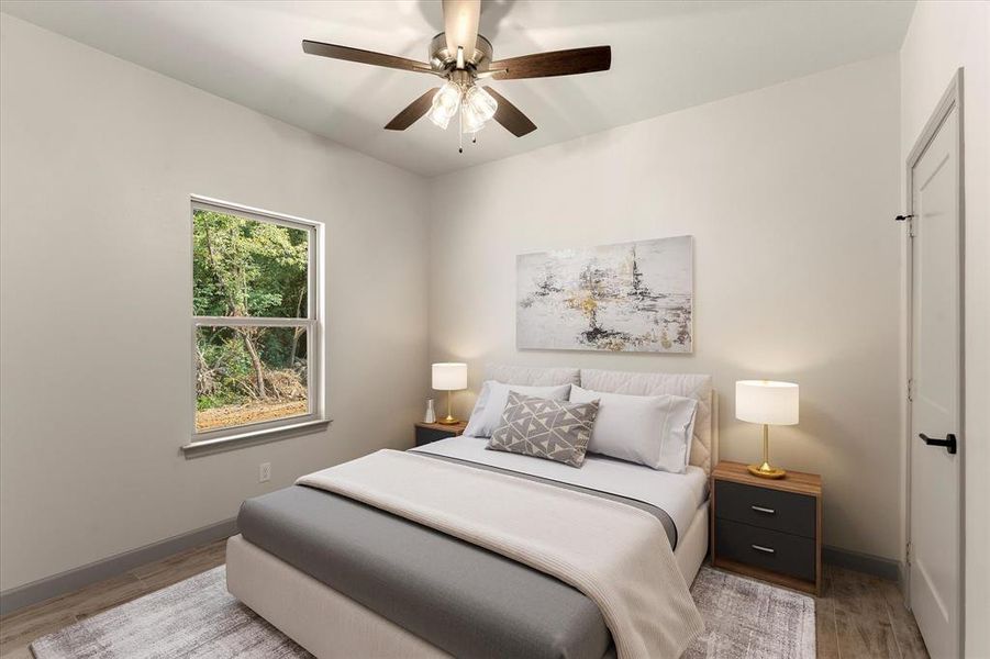 Furnished interior view inside a new home in , Gun Barrel City (Image 10). Furnished interior view inside a new home in , Gun Barrel City (Image 10).