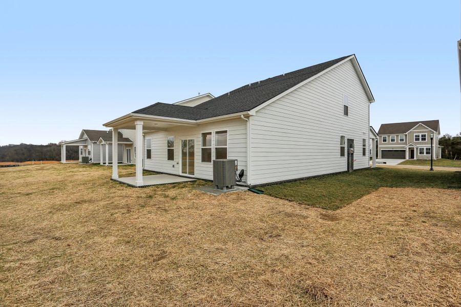 Exterior details and patio area of a home in Ascent at Arbor Ridge, La Vergne (Image 4).