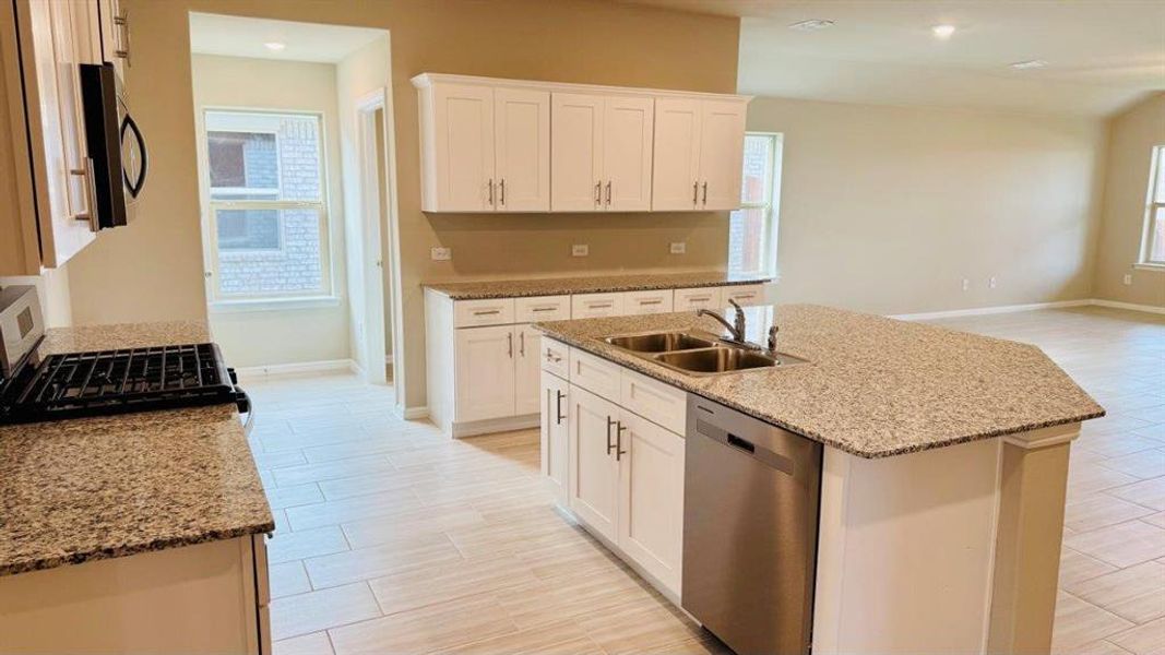 Furnished interior view inside a new home in Highlands at Chapel Creek, Fort Worth (Image 5).