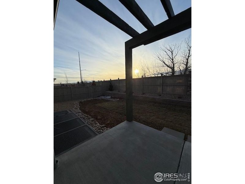 Exterior details and patio area of a home in West Grange, Longmont (Image 17).