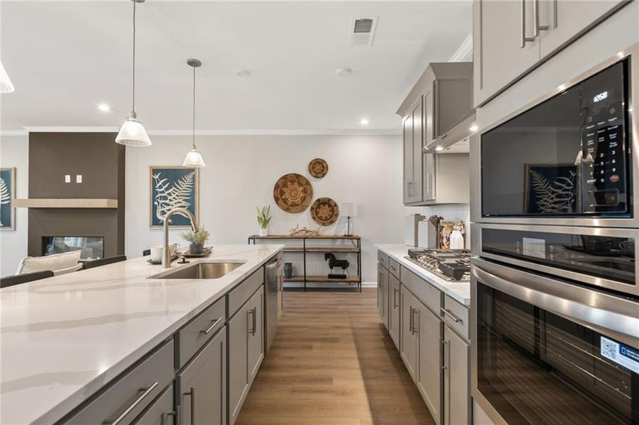 Furnished interior view inside a new home in Lake Shore, Winder (Image 20).